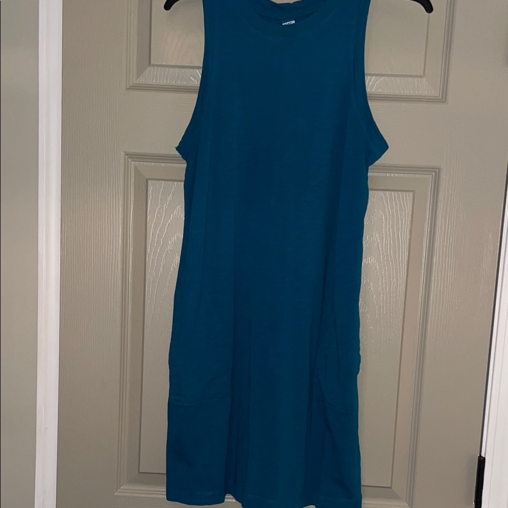Small Old Navy Turquoise Knit Dress